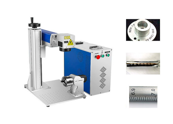 Portable 20W Fiber Laser Marking Machine For Stainless Steel / Metal