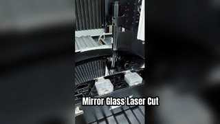 Taglio laser del vetro dello specchietto retrovisore automobilistico da 2 mm