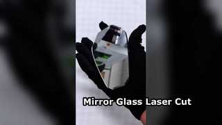 Taglio laser del vetro dello specchietto retrovisore automobilistico da 2 mm