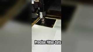 Quadrato per taglio laser con filtro rivestito da 2 mm