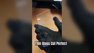 Taglio laser del vetro ultrasottile della copertura del telefono cellulare da 0,7 mm