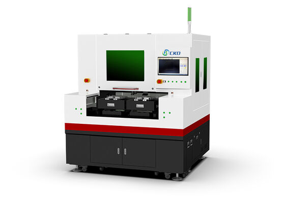 Rearview mirror glass laser cutting machine, capable of cutting various types of rearview mirror glass, with a cutting accuracy of ± 0.01mm and a cutting speed of 0-500mm/s