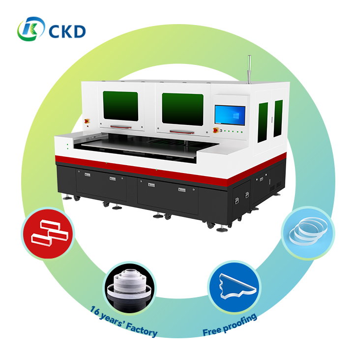 Industrial-Grade Laser Glass Cutting Machine for Large-Scale Production To Speed 0-500mm/s
